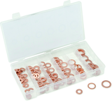 110 Pc. Copper Washer Assortment - 1/4" - 5/8" - Benchmark Tooling