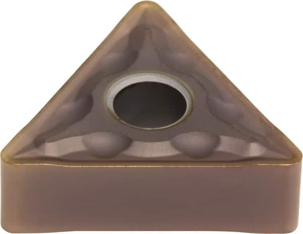 Sumitomo - TNMG332 EMU Grade AC520U Carbide Turning Insert - TiAlN/AlCrN Finish, 60° Triangle, 3/8" Inscr Circle, 3/16" Thick, 1/32" Corner Radius - Benchmark Tooling