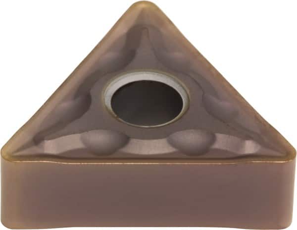 Sumitomo - TNMG433 EMU Grade AC510U Carbide Turning Insert - TiAlN/AlCrN Finish, 60° Triangle, 1/2" Inscr Circle, 3/16" Thick, 3/64" Corner Radius - Benchmark Tooling