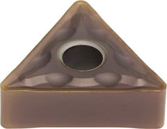 Sumitomo - TNMG332 EMU Grade AC510U Carbide Turning Insert - TiAlN/AlCrN Finish, 60° Triangle, 3/8" Inscr Circle, 3/16" Thick, 1/32" Corner Radius - Benchmark Tooling