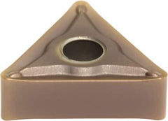 Sumitomo - TNMG332 ESU Grade AC530U Carbide Turning Insert - TiAlN/AlCrN Finish, 60° Triangle, 3/8" Inscr Circle, 3/16" Thick, 1/32" Corner Radius - Benchmark Tooling