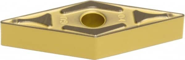 Sumitomo - VNMG331 EGU Grade AC830P Carbide Turning Insert - Al2O3 Finish, 35° Diamond, 3/8" Inscr Circle, 3/16" Thick, 1/64" Corner Radius - Benchmark Tooling