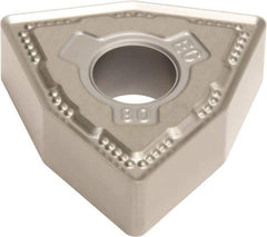Sumitomo - WNMG432 EEG Grade EH510 Carbide Turning Insert - Uncoated, 80° Trigon, 1/2" Inscr Circle, 3/16" Thick, 1/32" Corner Radius - Benchmark Tooling