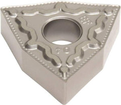 Sumitomo - WNMG432 EEF Grade EH520 Carbide Turning Insert - Uncoated, 80° Trigon, 1/2" Inscr Circle, 3/16" Thick, 1/32" Corner Radius - Benchmark Tooling
