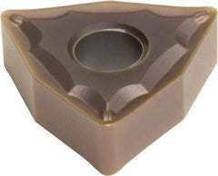 Sumitomo - WNMG432 ESU Grade AC520U Carbide Turning Insert - TiAlN/AlCrN Finish, 80° Trigon, 1/2" Inscr Circle, 3/16" Thick, 1/32" Corner Radius - Benchmark Tooling