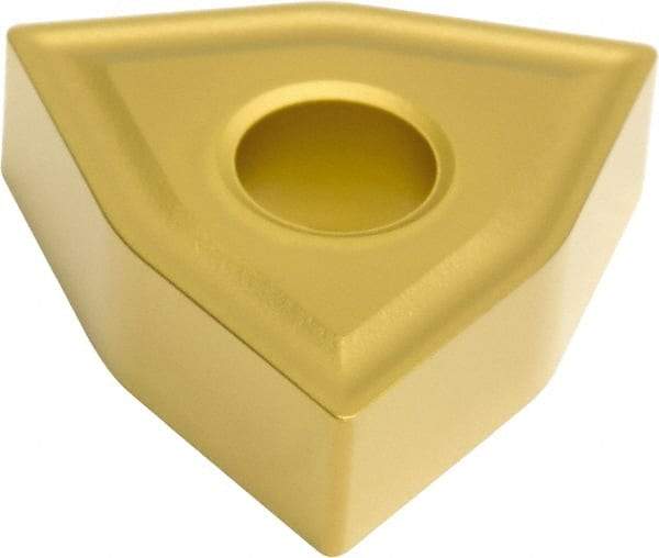 Sumitomo - WNMG432 ENZ Grade AC700G Carbide Turning Insert - TiC Finish, 80° Trigon, 1/2" Inscr Circle, 3/16" Thick, 1/32" Corner Radius - Benchmark Tooling