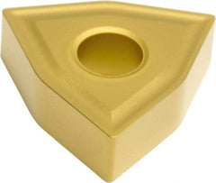 Sumitomo - WNMG432 ENZ Grade AC700G Carbide Turning Insert - TiC Finish, 80° Trigon, 1/2" Inscr Circle, 3/16" Thick, 1/32" Corner Radius - Benchmark Tooling