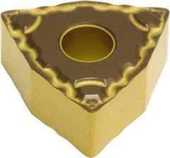 Sumitomo - WNMG332 ELUW Grade AC810P Carbide Turning Insert - Al2O3 Finish, 80° Trigon, 3/8" Inscr Circle, 3/16" Thick, 1/32" Corner Radius - Benchmark Tooling