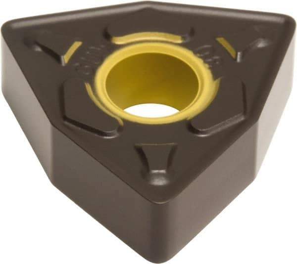 Sumitomo - WNMG432 EGUW Grade AC405K Carbide Turning Insert - Proprietary Finish, 80° Trigon, 1/2" Inscr Circle, 3/16" Thick, 1/32" Corner Radius - Benchmark Tooling