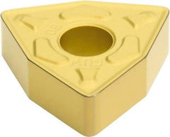 Sumitomo - WNMG432 EGUW Grade AC810P Carbide Turning Insert - Al2O3 Finish, 80° Trigon, 1/2" Inscr Circle, 3/16" Thick, 1/32" Corner Radius - Benchmark Tooling