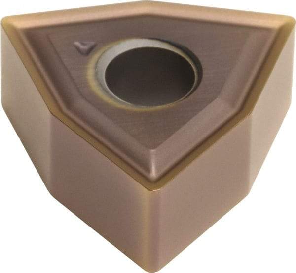 Sumitomo - WNMG432 EEX Grade AC530U Carbide Turning Insert - TiAlN/AlCrN Finish, 80° Trigon, 1/2" Inscr Circle, 3/16" Thick, 1/32" Corner Radius - Benchmark Tooling