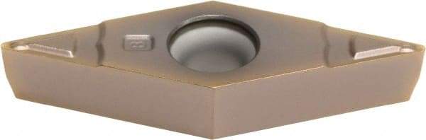 Sumitomo - VBMT331 ESU Grade AC510U Carbide Turning Insert - TiAlN/AlCrN Finish, 35° Diamond, 3/8" Inscr Circle, 3/16" Thick, 1/64" Corner Radius - Benchmark Tooling