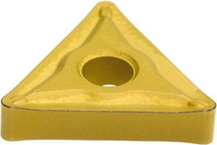 Sumitomo - TNMG322 ESU Grade AC820P Carbide Turning Insert - Al2O3 Finish, 60° Triangle, 3/8" Inscr Circle, 1/8" Thick, 1/32" Corner Radius - Benchmark Tooling