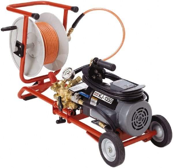 Ridgid - Electric Battery Drain Cleaning Machine - For 1-1/4" to 4" Pipe, 3/16" x 100' Cable - Benchmark Tooling