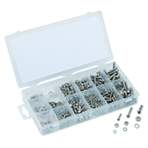 100 Pieces - Metric Nylon Locknut Assortment - M4 - M12 - Benchmark Tooling