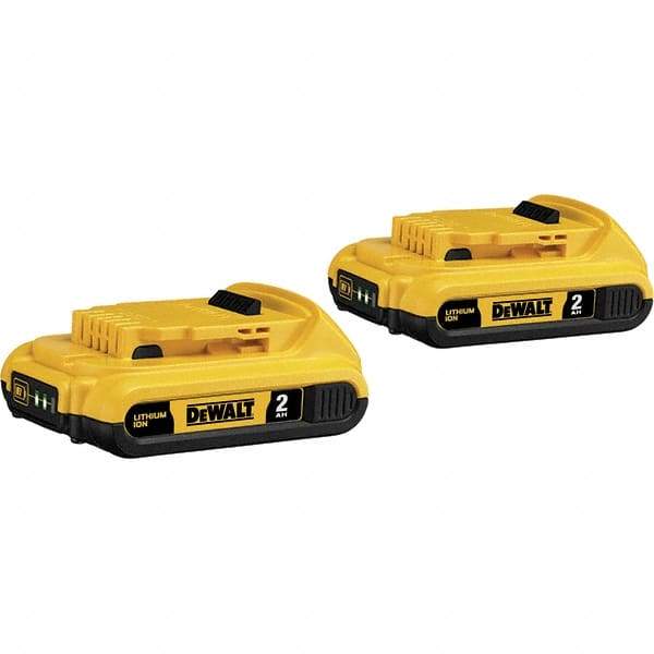 DeWALT - 20 Volt Lithium-Ion Power Tool Battery - 2 Ahr Capacity, 1/2 hr Charge Time, Series XR - Benchmark Tooling