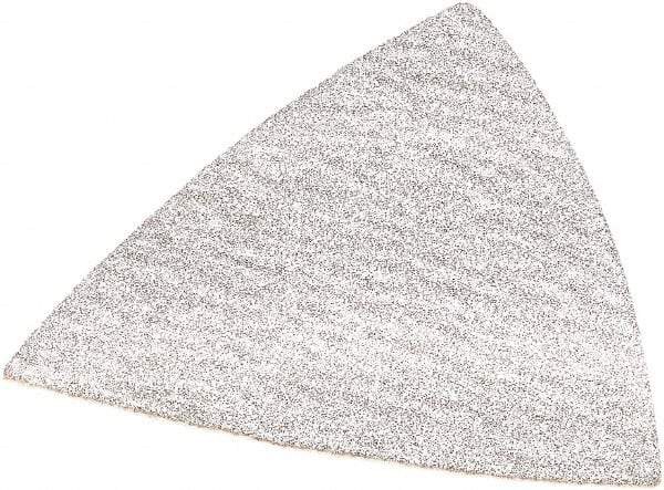 DeWALT - 80 Grit, Aluminum Oxide TriangleSanding Sheet - 3-1/2" Long x 3-3/4" Wide, Medium Grade, Weighted Cloth Backing - Benchmark Tooling