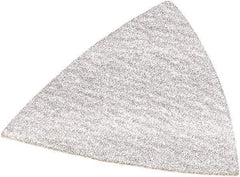 DeWALT - 80 Grit, Aluminum Oxide TriangleSanding Sheet - 3-1/2" Long x 3-3/4" Wide, Medium Grade, Weighted Cloth Backing - Benchmark Tooling