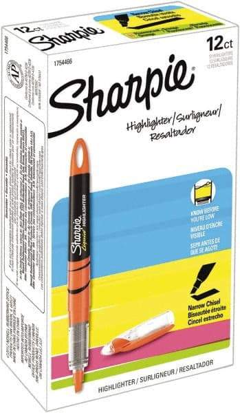 Sharpie - Fluorescent Orange Highlighter - Chisel Tip, AP Nontoxic Ink - Benchmark Tooling