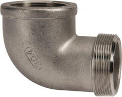 Value Collection - 2" Grade 304 Stainless Steel Pipe 90° Street Elbow - FNPT x MNPT End Connections, 150 psi - Benchmark Tooling