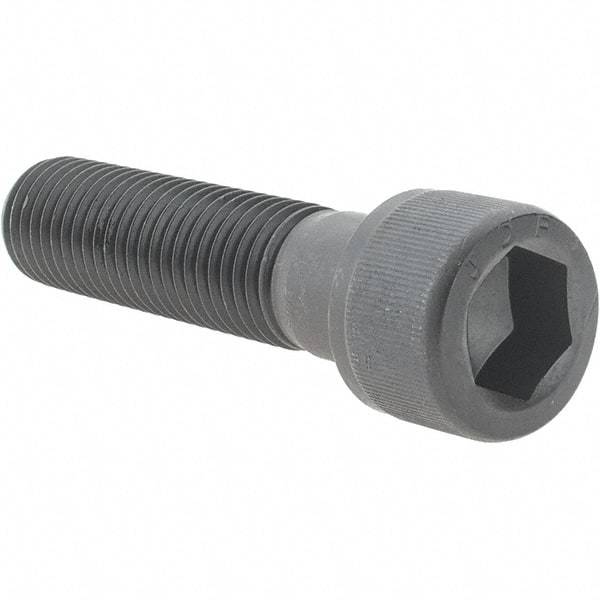 Value Collection - 7/8-9 UNC Hex Socket Drive, Socket Cap Screw - Alloy Steel, Black Oxide Finish, Partially Threaded, 3-1/2" Length Under Head - Benchmark Tooling
