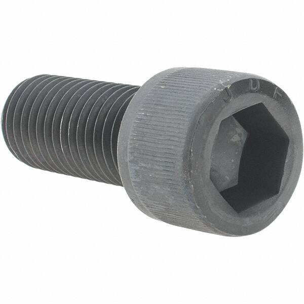 Value Collection - 7/8-9 UNC Hex Socket Drive, Socket Cap Screw - Alloy Steel, Black Oxide Finish, Fully Threaded, 2" Length Under Head - Benchmark Tooling