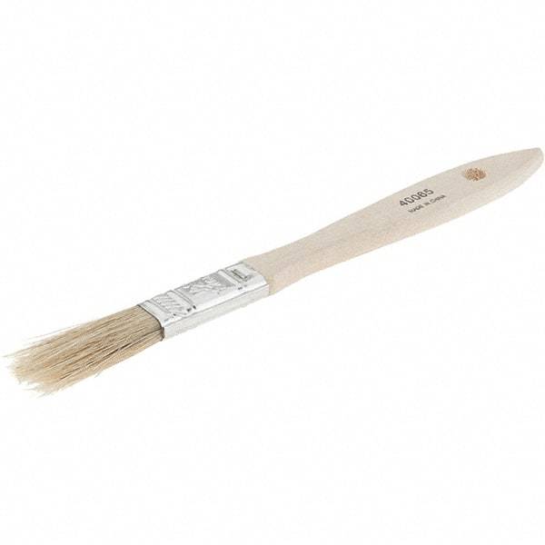 Weiler - 4" Polyester Chip Brush - 1-3/4" Bristle Length, Wood Handle - Benchmark Tooling