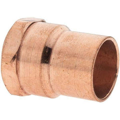 Value Collection - 5/8 x 1/2" Wrot Copper Pipe Adapter - C x F - Benchmark Tooling