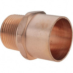 Value Collection - 1 x 3/4" Wrot Copper Pipe Adapter - C X M - Benchmark Tooling