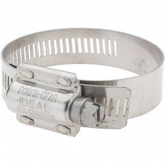 IDEAL TRIDON - 1-1/4 to 2-5/8" Diam, Stainless Steel High Torque Worm Drive Clamp - Benchmark Tooling