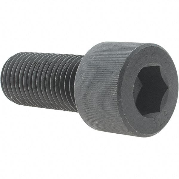 Value Collection - M30x3.50 Metric Coarse Hex Socket Drive, Socket Cap Screw - Grade 12.9 Alloy Steel, Black Oxide Finish, Fully Threaded, 70mm Length Under Head - Benchmark Tooling