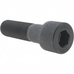 Value Collection - M30x3.50 Metric Coarse Hex Socket Drive, Socket Cap Screw - Grade 12.9 Alloy Steel, Black Oxide Finish, Partially Threaded, 110mm Length Under Head - Benchmark Tooling