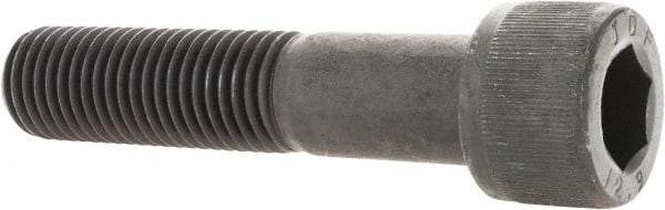 Value Collection - M24x3.00 Metric Coarse Hex Socket Drive, Socket Cap Screw - Grade 12.9 Alloy Steel, Black Oxide Finish, Partially Threaded, 110mm Length Under Head - Benchmark Tooling