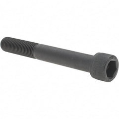 Value Collection - M16x2.00 Metric Coarse Hex Socket Drive, Socket Cap Screw - Grade 12.9 Alloy Steel, Black Oxide Finish, Partially Threaded, 120mm Length Under Head - Benchmark Tooling