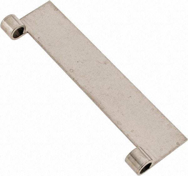 Value Collection - 4" Long x 1" Wide x 0.05" Thick, Keeper Hinge - Stainless Steel - Benchmark Tooling
