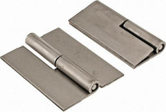 Value Collection - 1.87" Wide x 0.075" Thick, Slip Joint Hinge - Steel, Plain Finish - Benchmark Tooling