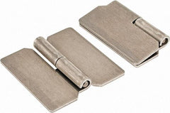 Value Collection - 1.44" Wide x 0.05" Thick, Slip Joint Hinge - Aluminum, Plain Finish - Benchmark Tooling