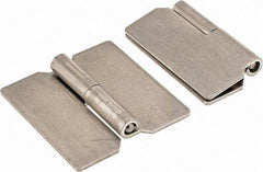Value Collection - 1.44" Wide x 0.05" Thick, Slip Joint Hinge - Aluminum, Plain Finish - Benchmark Tooling