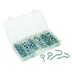 151 Pieces Hook & Eye Screw Assortment - - Eye Screws and hook screws - Benchmark Tooling
