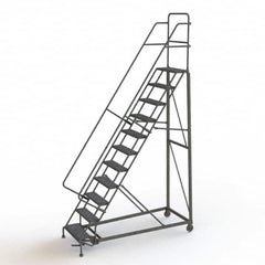 TRI-ARC - Rolling & Wall Mounted Ladders & Platforms Type: Rolling Warehouse Ladder Style: Rolling Safety Ladder - Benchmark Tooling