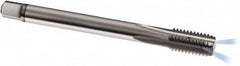 Guhring - M12x1.50 Metric Fine, 4 Flute, Bright Finish, Solid Carbide Spiral Point Tap - Modified Bottoming Chamfer, Right Hand Thread, 100mm OAL, 6H Class of Fit, Series 1860 - Exact Industrial Supply