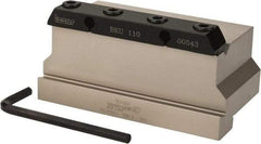 Iscar - Tool Block Style TGTBU, 1.38" Blade Height, 4.331" OAL, 2.2"& OAH, Indexable Cutoff Blade Tool Block - 1-1/2" Shank Height, 1.535" Shank Width, Series Tang-GripIQ - Benchmark Tooling