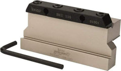 Iscar - Tool Block Style TGTBU, 1.38" Blade Height, 4.331" OAL, 2.2"& OAH, Indexable Cutoff Blade Tool Block - 3/4" Shank Height, 3/4" Shank Width, Series Tang-GripIQ - Benchmark Tooling