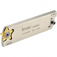 Iscar - 1.26" Blade Height, 0.3346" Blade Width, 110mm OAL, Right Hand Cut, Double End Indexable Cut-Off Blade - PCHB Blade, PentaCut Series - Benchmark Tooling