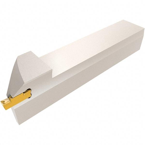 Iscar - HFH, Internal or External, Right Hand, 0.209" Max Depth of Cut, 0.118 to 0.236" Groove Width, Indexable Grooving Tool Holder - HFPR Insert Compatibility, 3/4" Shank Height, 3/4" Shank Width, 5" OAL - Benchmark Tooling