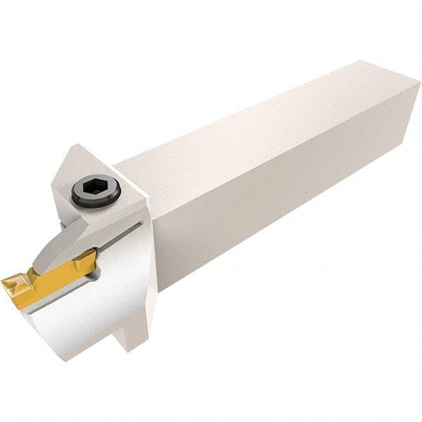 Iscar - HFH, External, Left Hand, 1.26" Max Depth of Cut, 0.197" Max Groove Width, Indexable Grooving Tool Holder - H.PL 50.. Insert Compatibility, 1" Shank Height, 1" Shank Width, 6" OAL - Benchmark Tooling