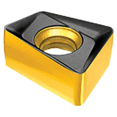 Iscar - H490 ANCX090408 Grade IC808 Carbide Milling Insert - TiAlN/AlTiN/TiN Finish, 0.2047" Thick, 0.8mm Corner Radius - Benchmark Tooling