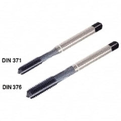 Iscar - M3.5x0.60 Metric Coarse 6HX 3 Flute High Speed Steel Straight Flute Machine Tap - Modified Bottoming, Right Hand Thread, 56mm OAL, 12mm Thread Length, Oversize - Exact Industrial Supply