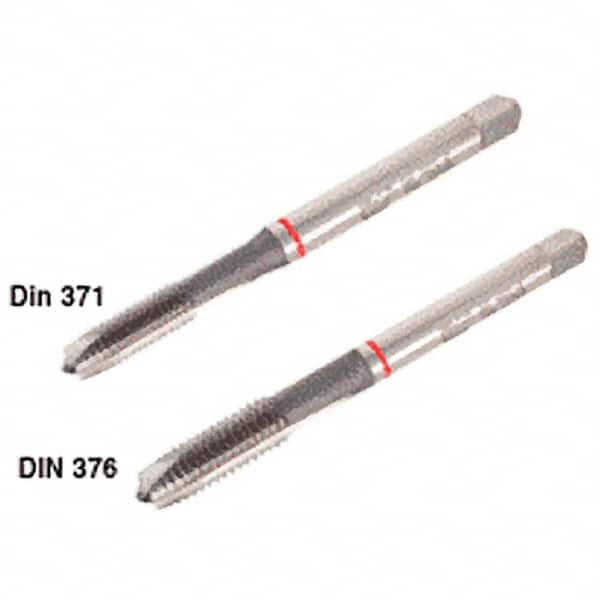 Iscar - M3x0.50 Metric Coarse 6H 3 Flute High Speed Steel Straight Flute Machine Tap - Plug, Right Hand Thread, 56mm OAL, 11mm Thread Length, Oversize - Exact Industrial Supply