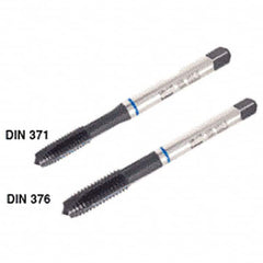 Iscar - M20x2.50 Metric Coarse 6HX 4 Flute High Speed Steel Straight Flute Machine Tap - Modified Bottoming, Right Hand Thread, 140mm OAL, 32mm Thread Length, Oversize - Benchmark Tooling